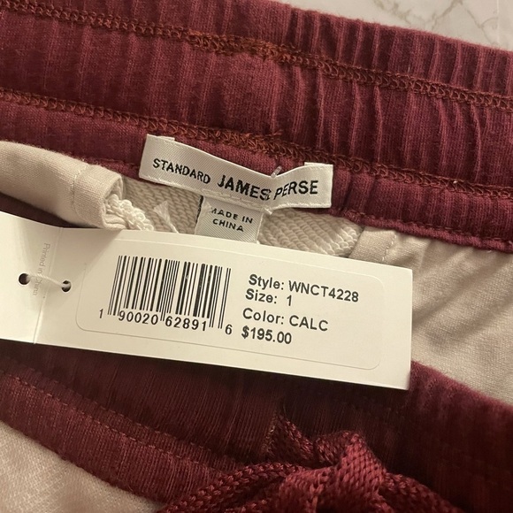 James Perse Contrast Colored Sweat Shorts Size 1 - Picture 5 of 6